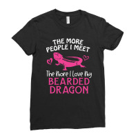 My Bearded Dragon Love People Ladies Fitted T-shirt | Artistshot