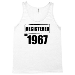 registered no 1967 Tank Top | Artistshot