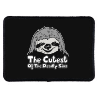 Sloth, The Cutest Of The Deadly Sins Rectangle Patch | Artistshot