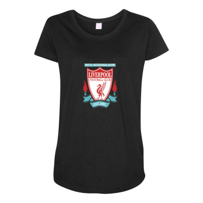 Football Sportif League Maternity Scoop Neck T-shirt Designed By Minibuttes3