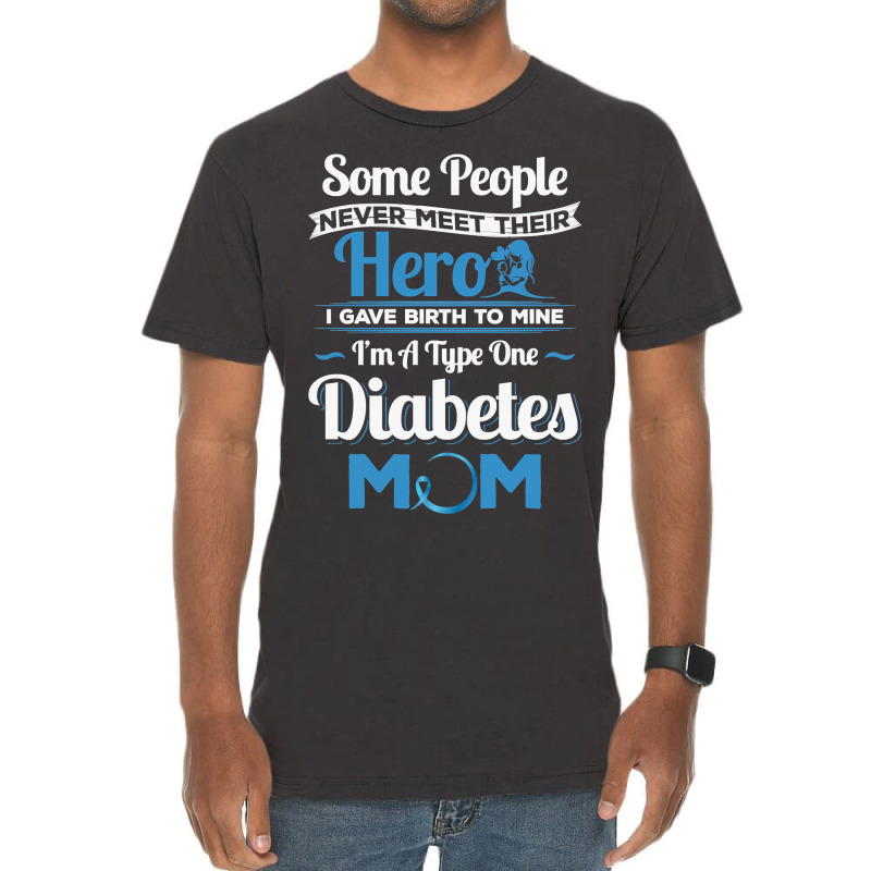 Diabetes Diabetic Funnyfor Diabetic Mombest Birthdayidea 127 Diabetes Vintage T-Shirt by offensejuggler | Artistshot