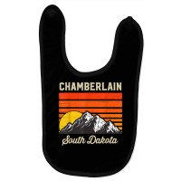 Chamberlain South Dakota Retro Vintage City State Usa T Shirt Baby Bibs | Artistshot