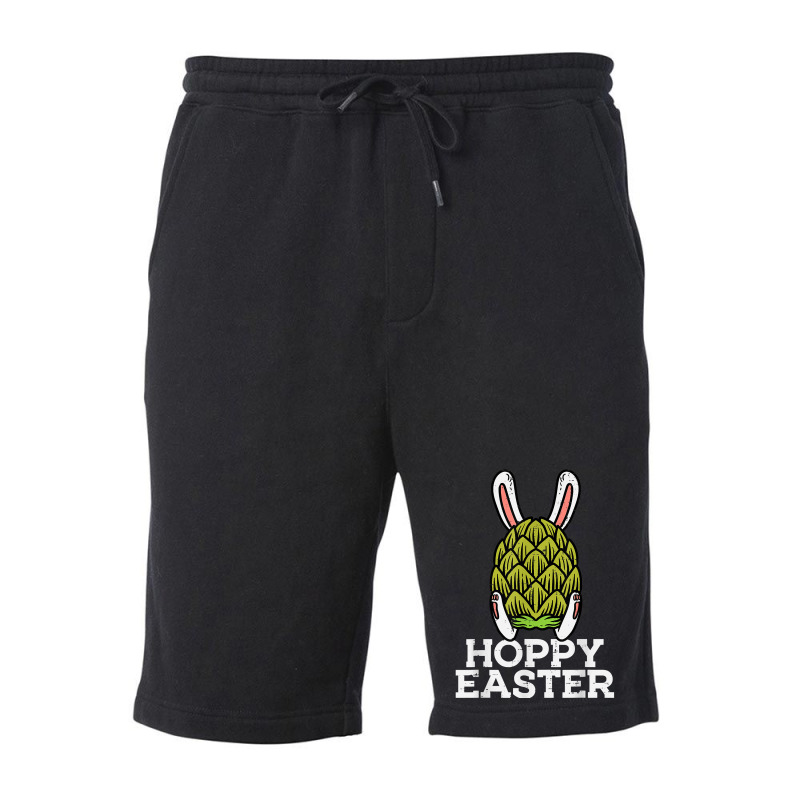 Hoppy Easter Funny Hops Bunny Craft Homebrew Plant Men Dad T Shirt Fleece Short by naythendeters2000 | Artistshot