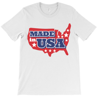 Made In Usa, American Flag,america,american Product, Statue Of Freedom T-shirt Designed By Elshan