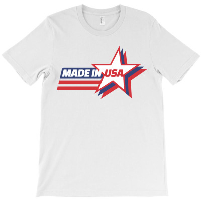 Made In Usa, American Flag,america,american Product, Statue Of Freedom T-shirt Designed By Elshan