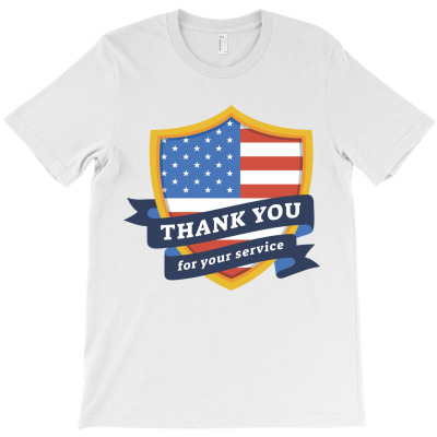Thank You For Your Service, Happy Veterans Day, America, American, Usa T-shirt Designed By Elshan