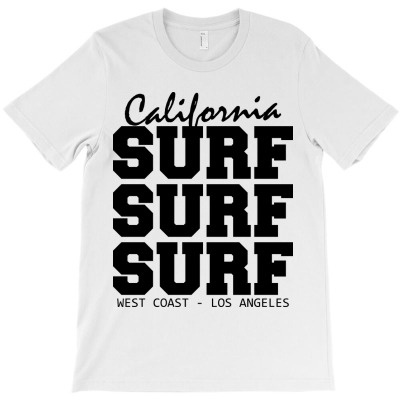 California, City, America, American, Surf, Surfing, Surfer,los Angeles T-shirt Designed By Elshan