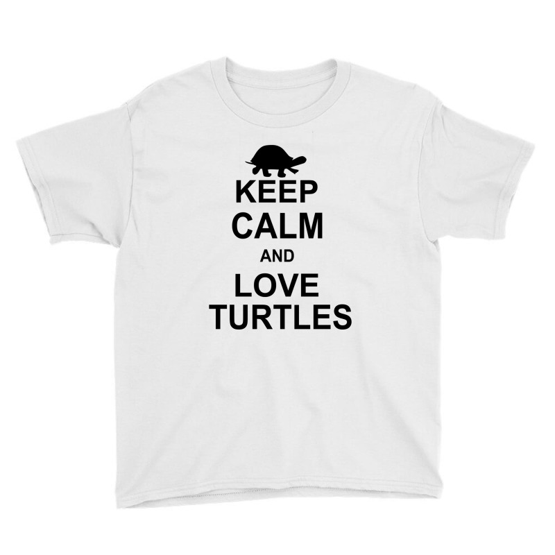 Keep Calm And Love Turtles Youth Tee | Artistshot