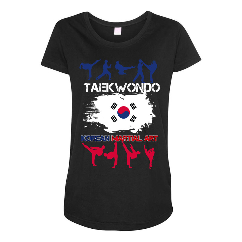 Korean Martial Art Maternity Scoop Neck T-shirt by rardesign | Artistshot