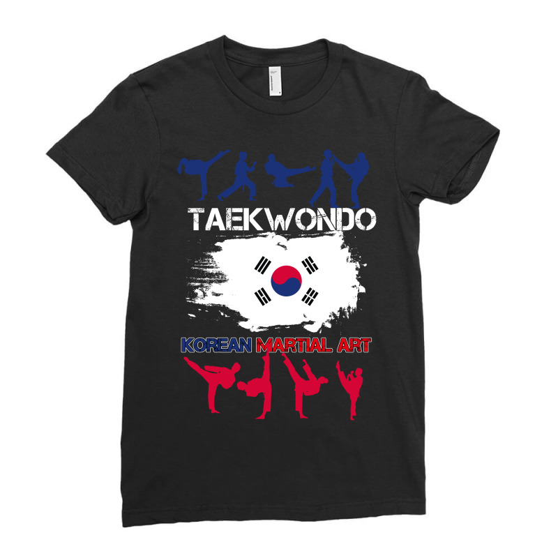 Korean Martial Art Ladies Fitted T-Shirt by rardesign | Artistshot