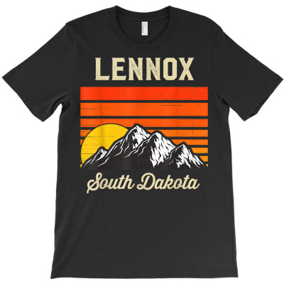 Lennox South Dakota Retro Vintage City State Usa T Shirt T-shirt Designed By Falongruz87