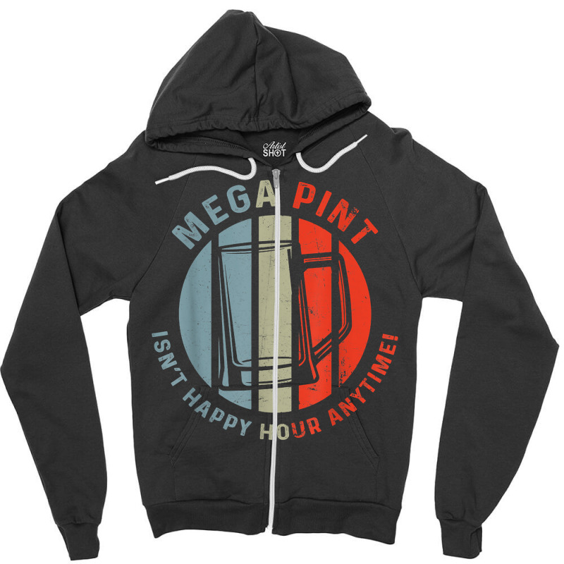 Retro Mega Pint Brewing Objection Hear Say Vintage T Shirt Zipper Hoodie | Artistshot