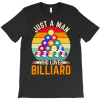 Billiard T  Shirt Man Snooker Player Hobby Pool Billiard T  Shirt T-shirt | Artistshot