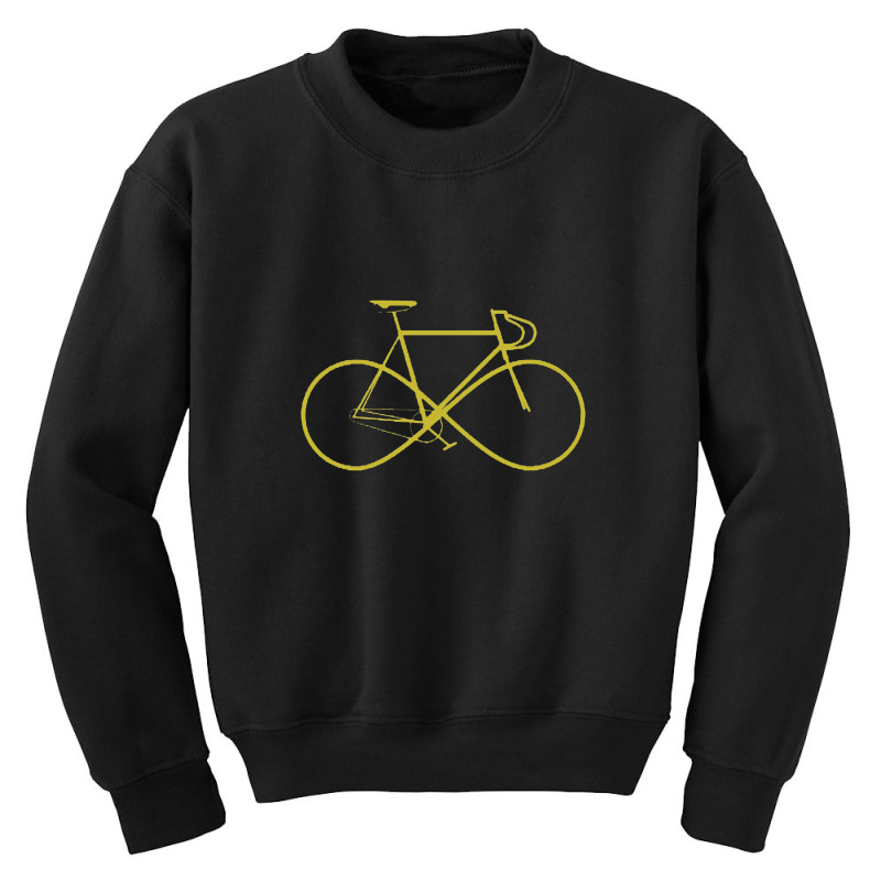 Infinity Sign Bicycle Youth Sweatshirt by marmbroks | Artistshot