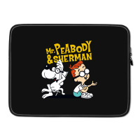 Funny Talking Mr Peabody And Sherman Laptop Sleeve | Artistshot