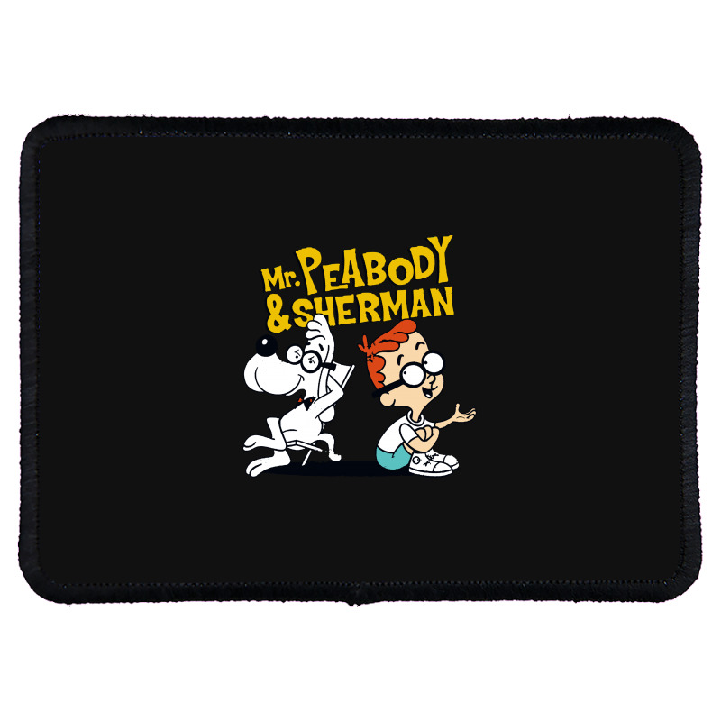 Funny Talking Mr Peabody And Sherman Rectangle Patch | Artistshot
