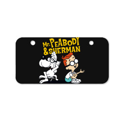 funny talking mr peabody and sherman Bicycle License Plate | Artistshot