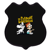 Funny Talking Mr Peabody And Sherman Shield Patch | Artistshot