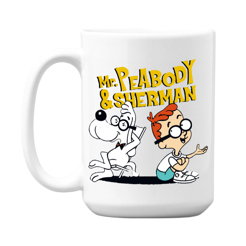 Funny Talking Mr Peabody And Sherman 15 Oz Coffee Mug | Artistshot