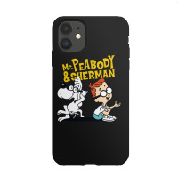 Funny Talking Mr Peabody And Sherman Iphone 11 Case | Artistshot