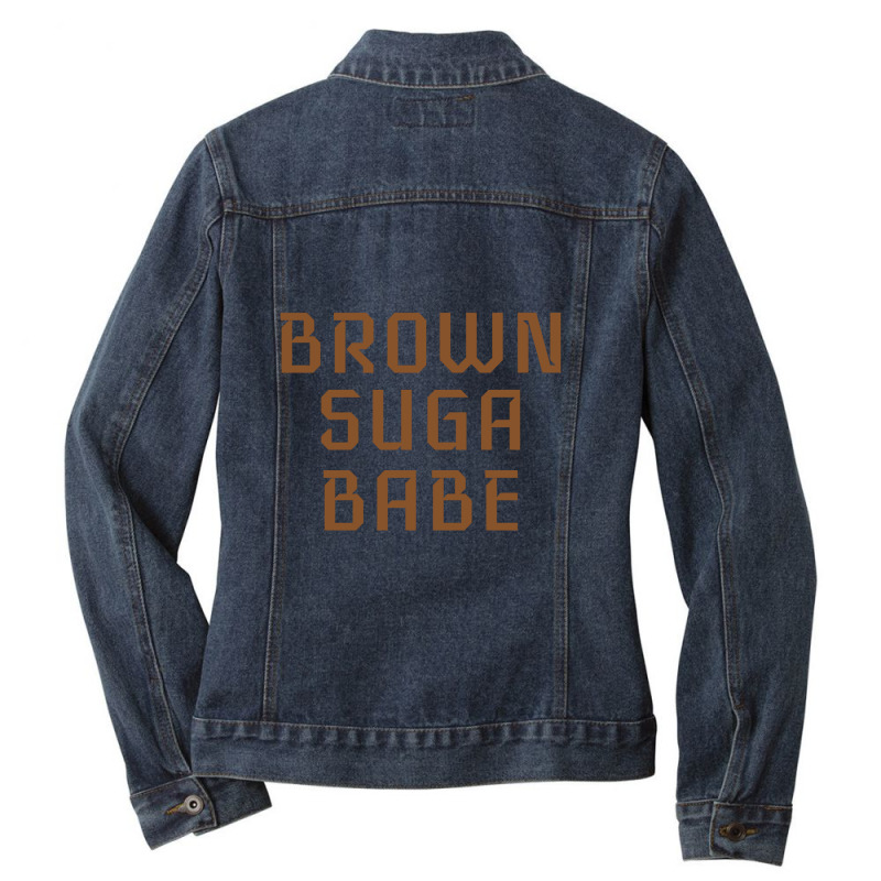 Brown Suga Babe | African American | Black Lives Ladies Denim Jacket by ŞEN | Artistshot