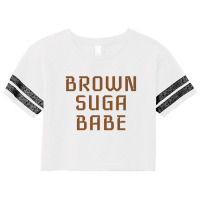 Brown Suga Babe | African American | Black Lives Scorecard Crop Tee | Artistshot