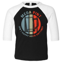 Retro Mega Pint Brewing Objection Hear Say Vintage T Shirt Toddler 3/4 Sleeve Tee | Artistshot