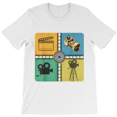Filmmaker Actor Director Film Camera Cinema Lover Movie Buff T-shirt Designed By Tmax