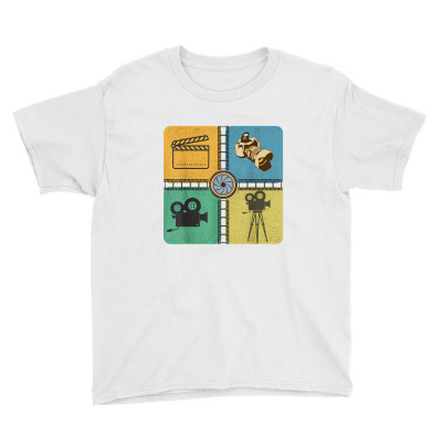 Filmmaker Actor Director Film Camera Cinema Lover Movie Buff Youth Tee Designed By Tmax