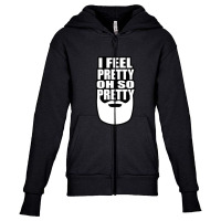 Pretty Manly Youth Zipper Hoodie | Artistshot