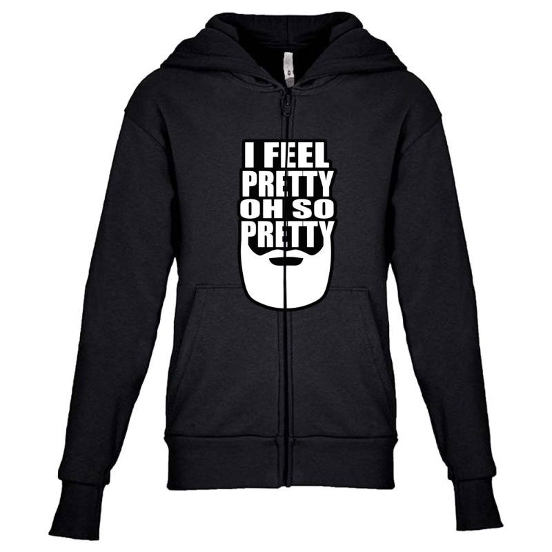 Pretty Manly Youth Zipper Hoodie | Artistshot