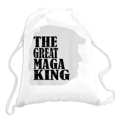 The Great Maga King T Shirt Drawstring Bags Designed By Dinyolani