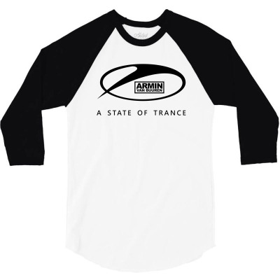 New Dj Armin Van Buuren A State Of Trance 3/4 Sleeve Shirt Designed By Jafarnr1966