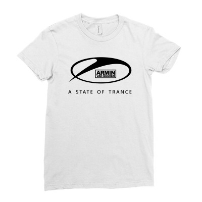 New Dj Armin Van Buuren A State Of Trance Ladies Fitted T-shirt Designed By Jafarnr1966