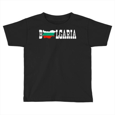 Bulgaria Jersey For Love Bulgaria Flag Silhouette Bulgarian T Shirt Toddler T-shirt Designed By Quillanarenos