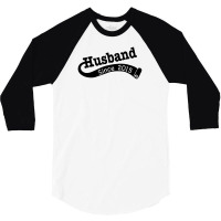 Husband Since 2015 3/4 Sleeve Shirt | Artistshot