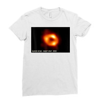 First Image Of Milky Way Black Hole 2022 Sagittarius A T Shirt Ladies Fitted T-shirt | Artistshot