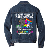 Free Mom Hugs Proud Mama Bear Lgbt Gay Pride Lgbtq Parade T Shirt Men Denim Jacket | Artistshot