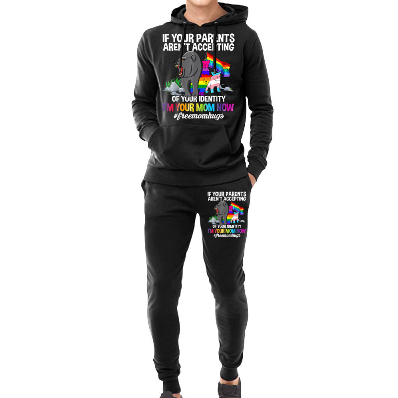 Free Mom Hugs Proud Mama Bear Lgbt Gay Pride Lgbtq Parade T Shirt Hoodie & Jogger set by KretschmerBridge | Artistshot