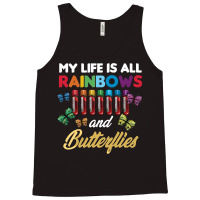 Reaction Glass Butterfly Rainbow Phlebotomist Laboratory Long Sleeve T Tank Top | Artistshot