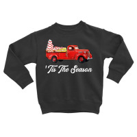 Christmas Tree Snack Cake Red Truck Toddler Sweatshirt | Artistshot