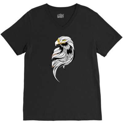 Impossible Eagle V-neck Tee Designed By Impossible Designs
