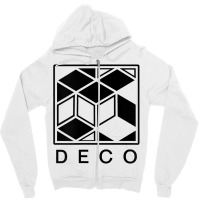 Art Deco Style Design. Minimal Cubic Pattern T Shirt Zipper Hoodie | Artistshot