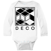 Art Deco Style Design. Minimal Cubic Pattern T Shirt Long Sleeve Baby Bodysuit | Artistshot