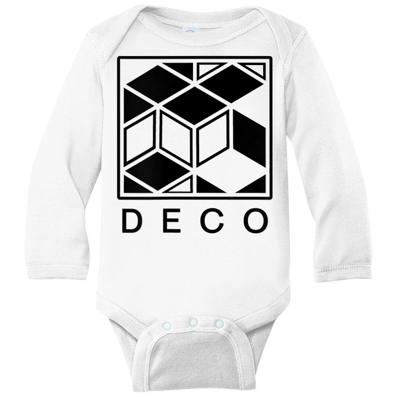 Art Deco Style Design. Minimal Cubic Pattern T Shirt Long Sleeve Baby Bodysuit by KretschmerBridge | Artistshot