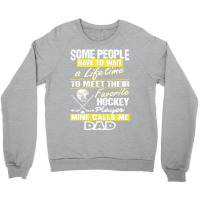 Hockey Player's Dad - Father's Day - Dad Shirts Crewneck Sweatshirt | Artistshot