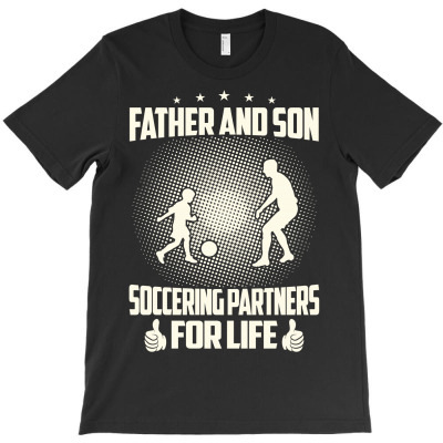 Father And Son Soccering Partners - Dad Shirts T-shirt Designed By Phsl