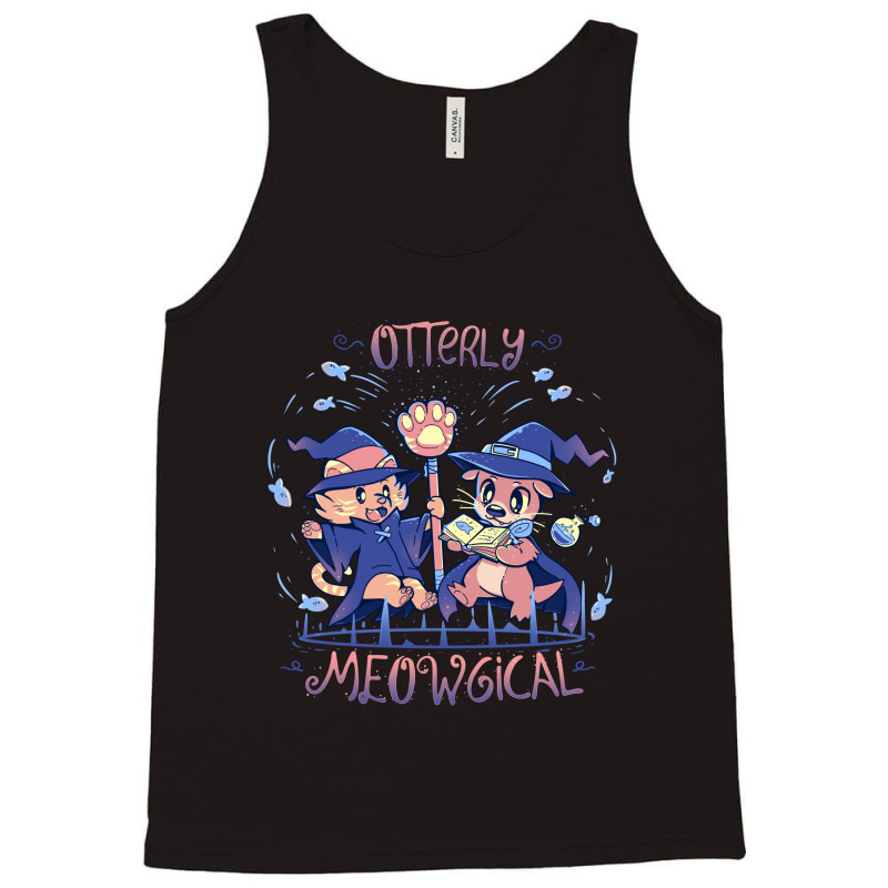 Otterly Meowgical Tank Top | Artistshot