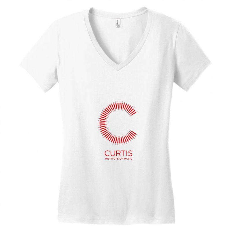 Cur Tis Institute Of Music Women's V-Neck T-Shirt by nashruna | Artistshot