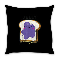 Peanut Butter& Jelly Matching Couple Shirts His Hers Outfits T Shirt Throw Pillow | Artistshot